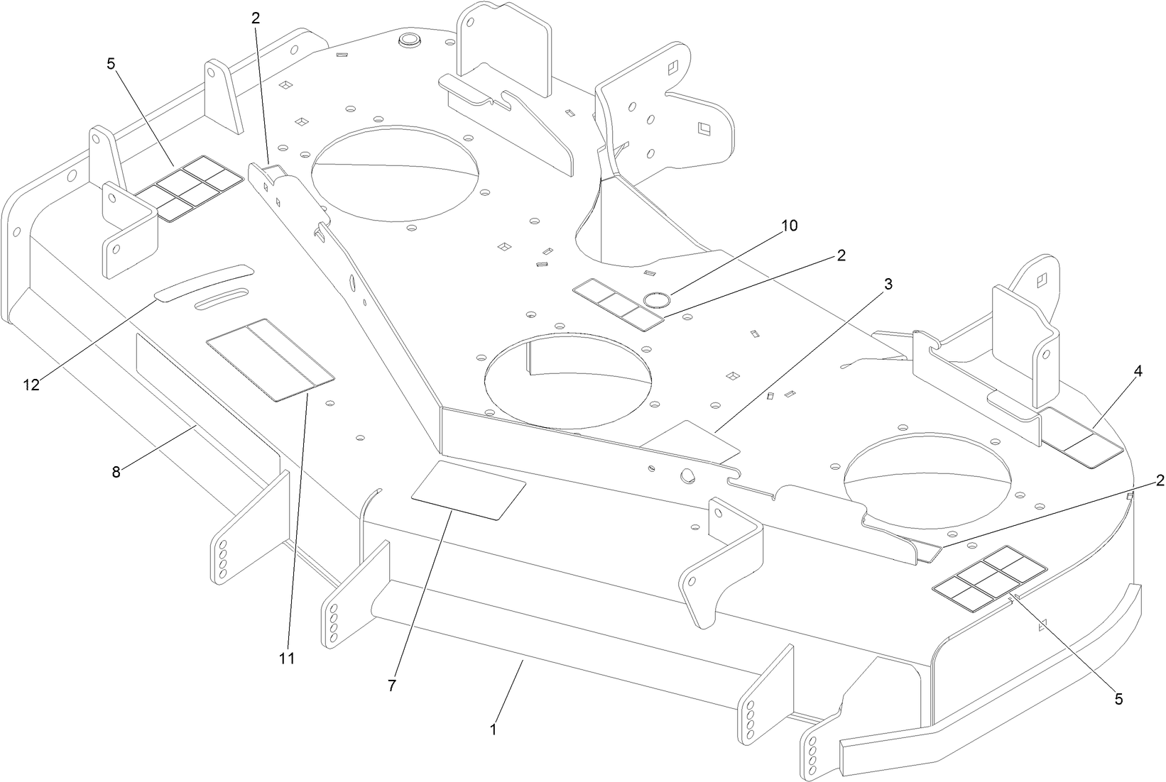Deck Decal Assembly No. 136-8630