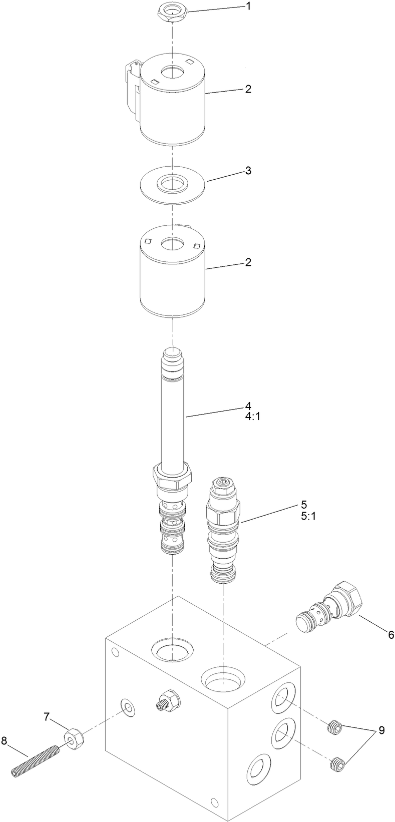 Lift and Hold Manifold Assembly No. 135-4560