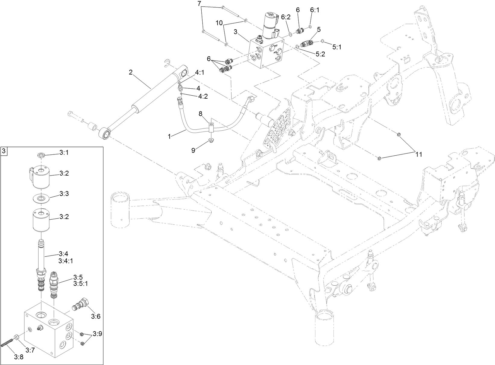 Hydraulic Lift and Fold Assembly
