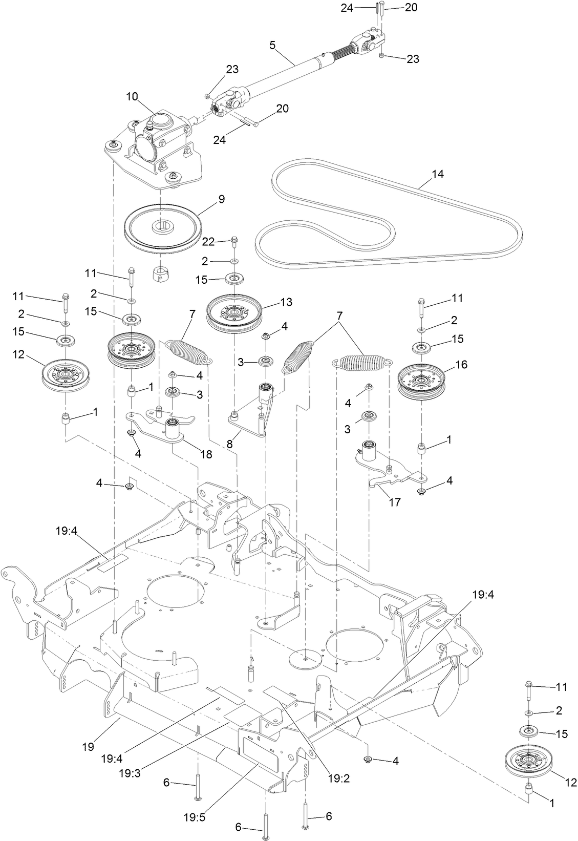 Center Deck Assembly
