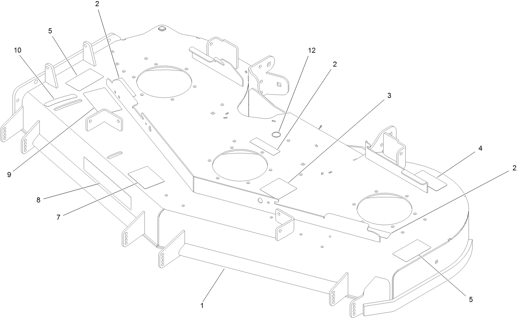 Deck Decal Assembly No. 136-8634