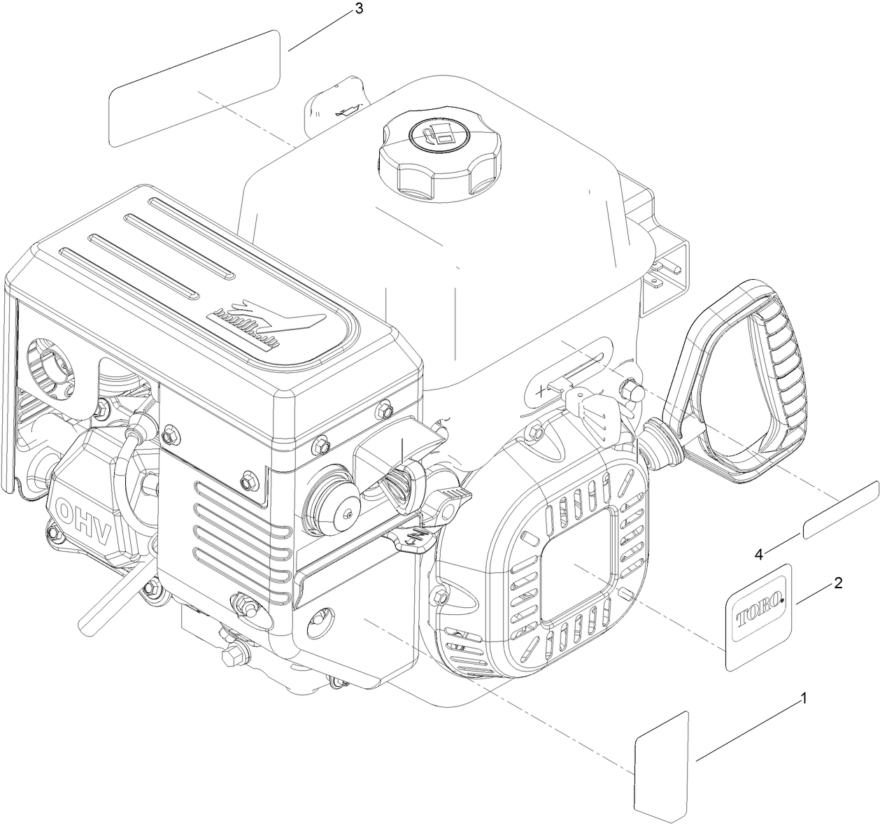 Engine Decal Assembly