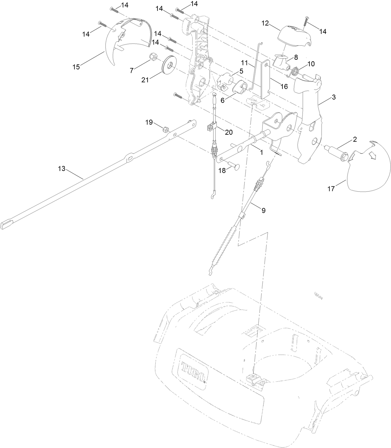 Chute Control Assembly