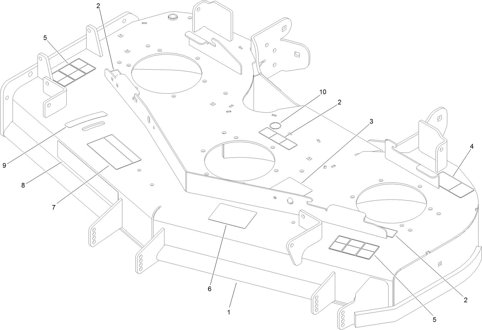 Deck Decal Assembly No. 136-8628