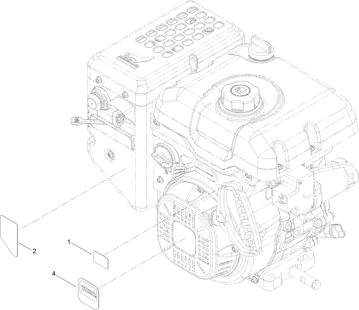 Engine Decal Assembly