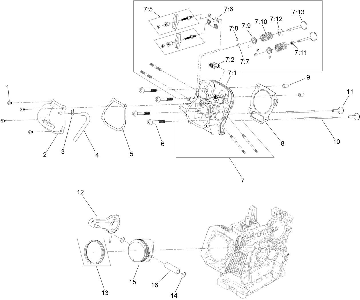 Piston and Head Assembly