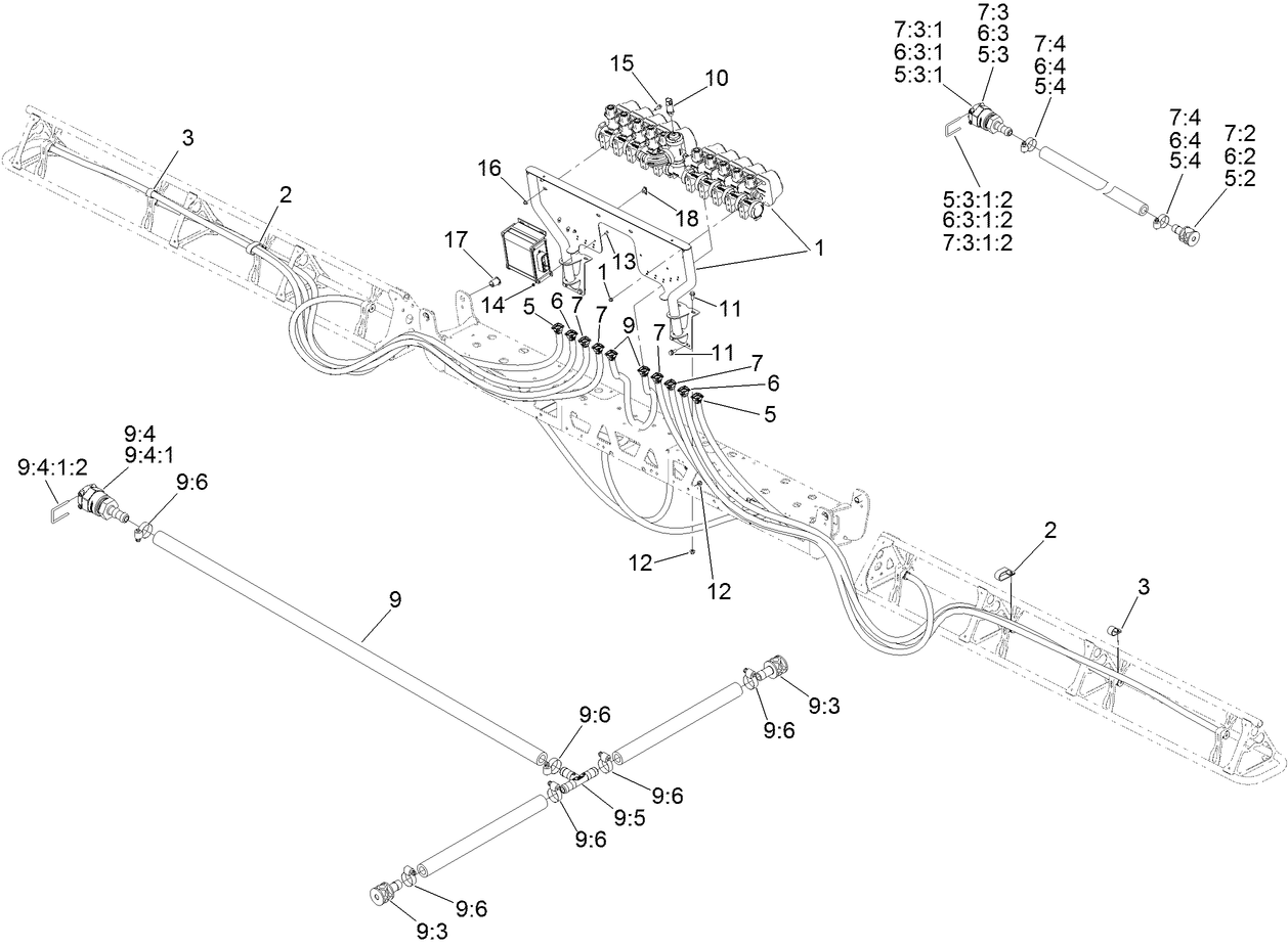 GPS Valve Mount and Hose Assembly
