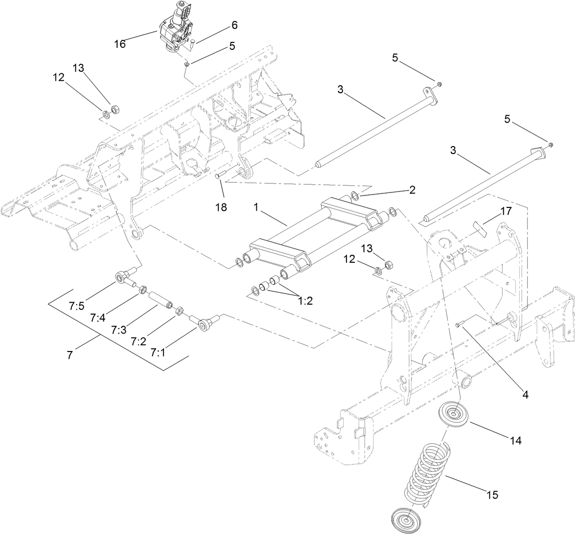 Left Hand H-Frame Assembly