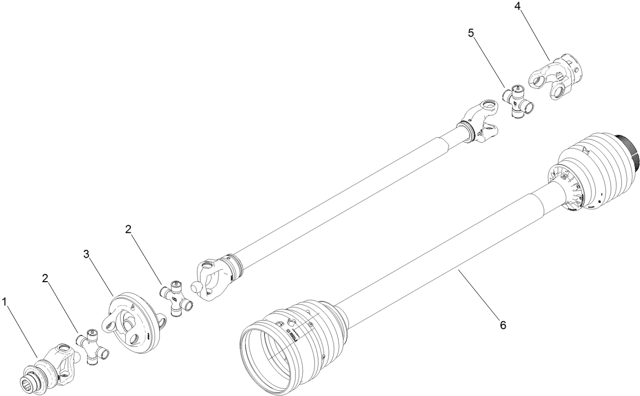 Main Driveshaft Assembly No. 138-9039