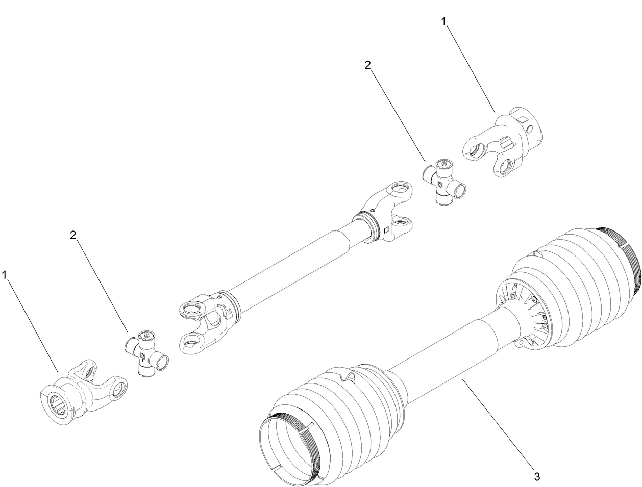 Side Driveshaft Assembly No. 138-9041