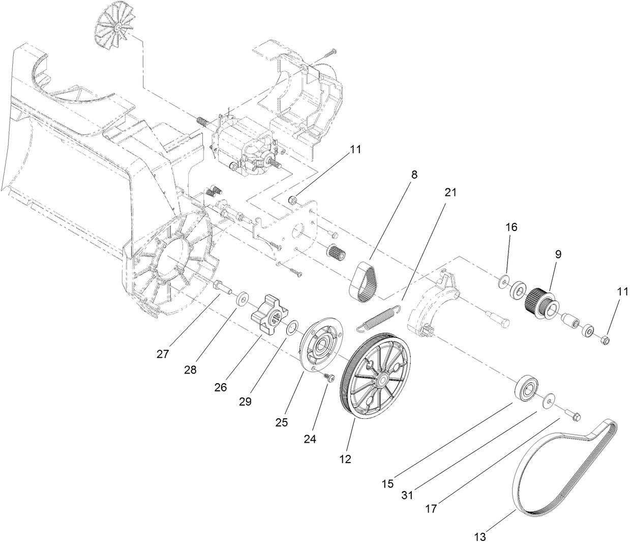 Idler and Pulley Assembly