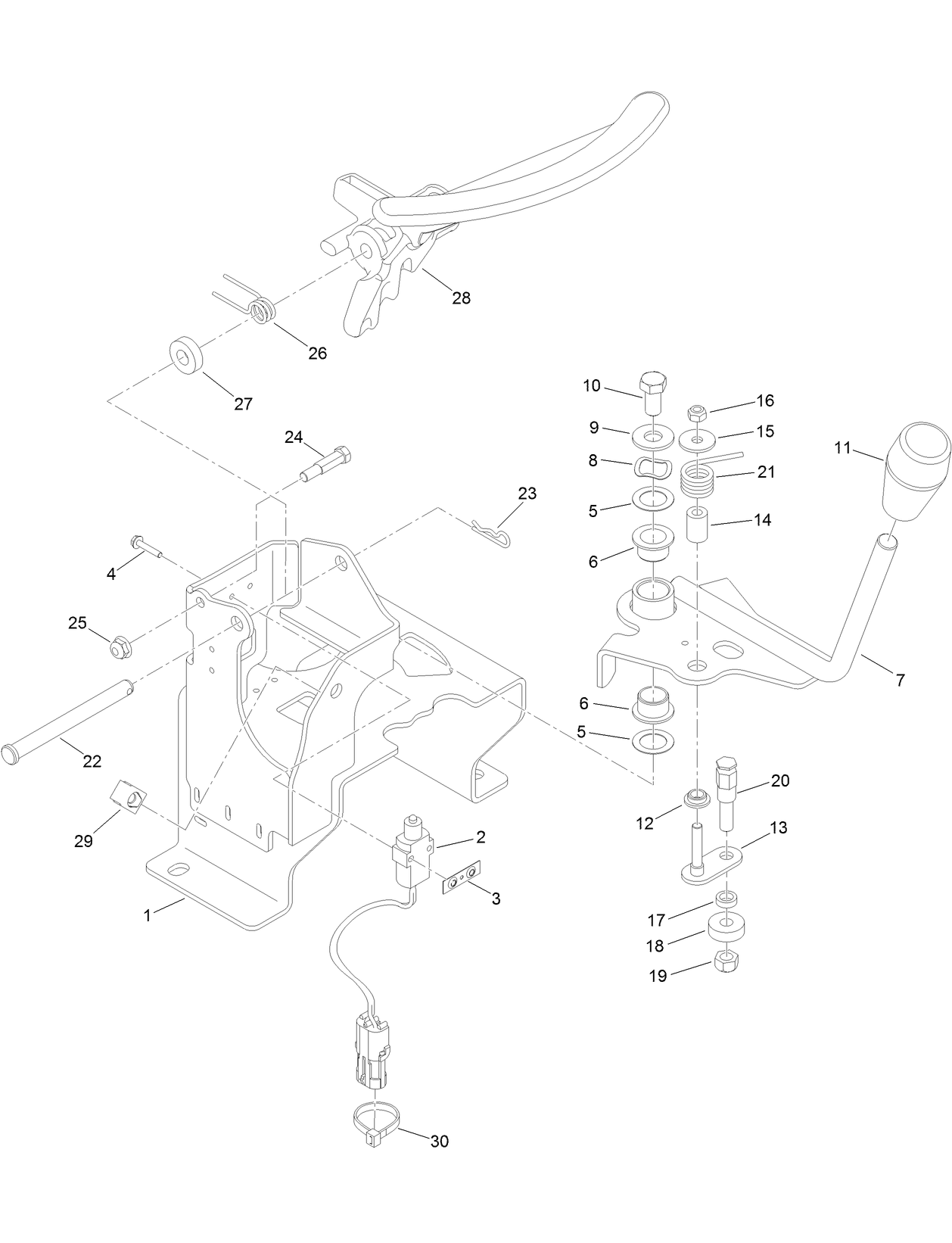 Paddle Shift Assembly