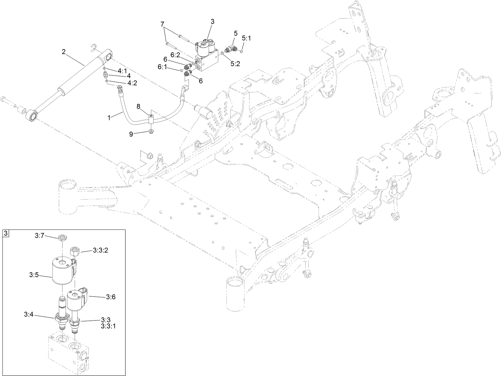 Hydraulic Lift and Fold Assembly