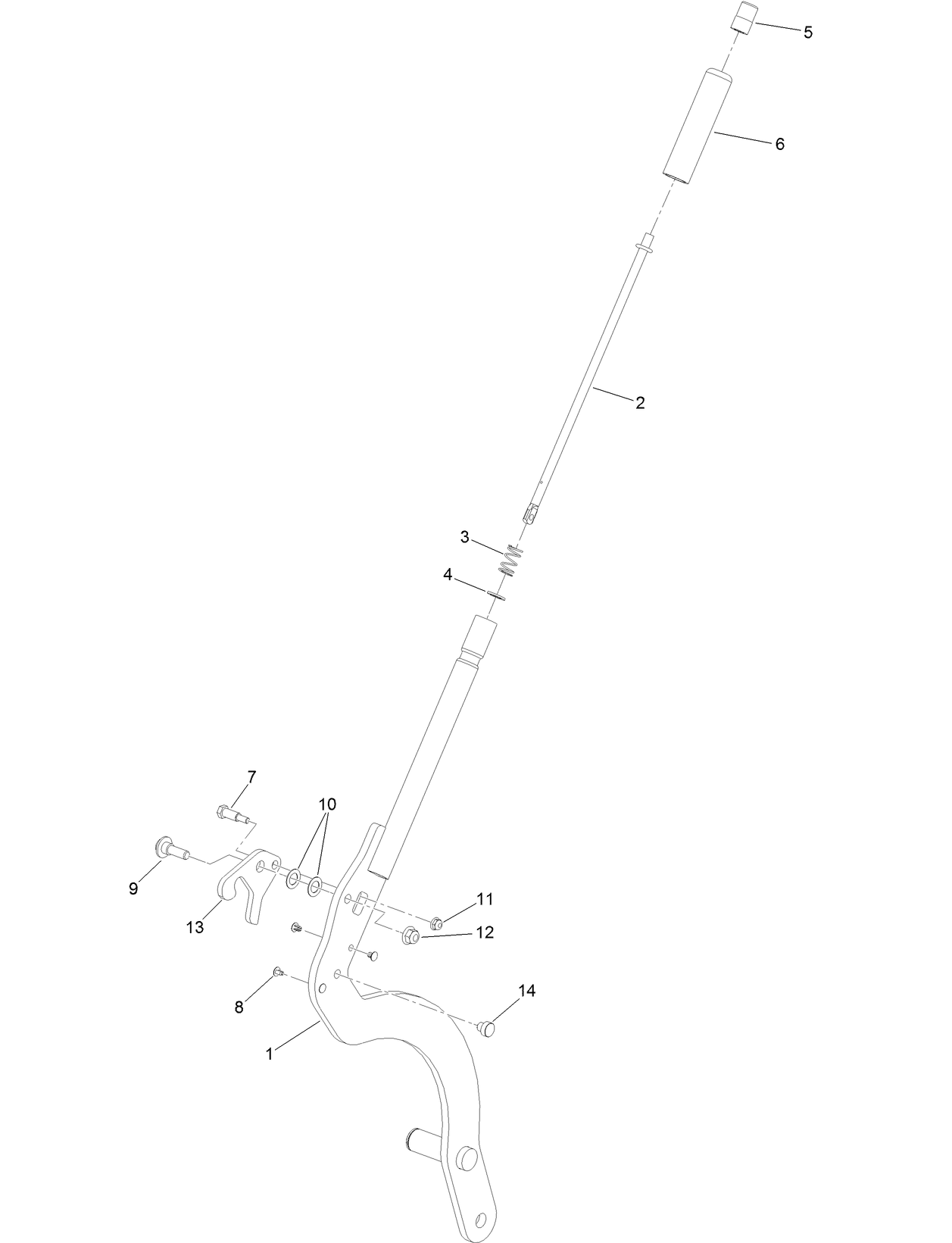 HOC Lever Assembly No. 130-1755