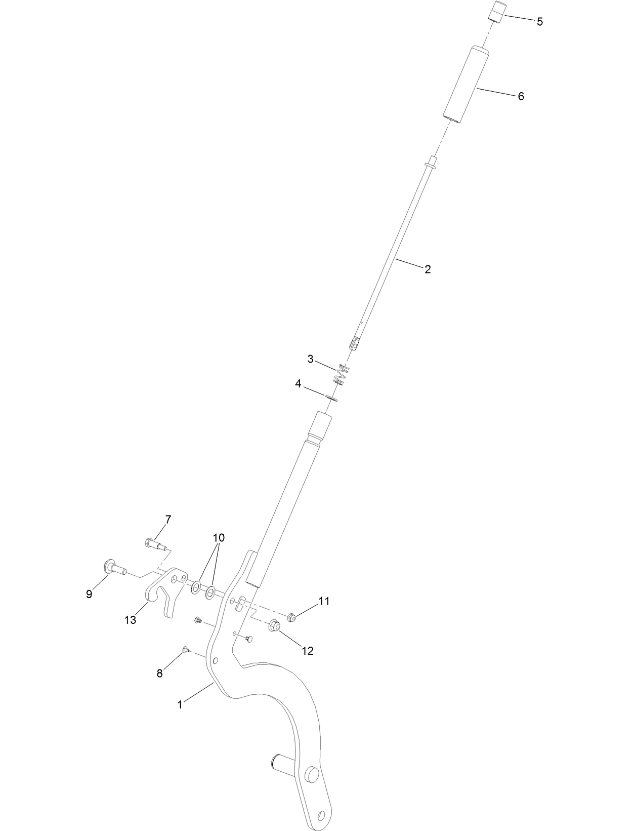HOC Lever Assembly No. 130-1755