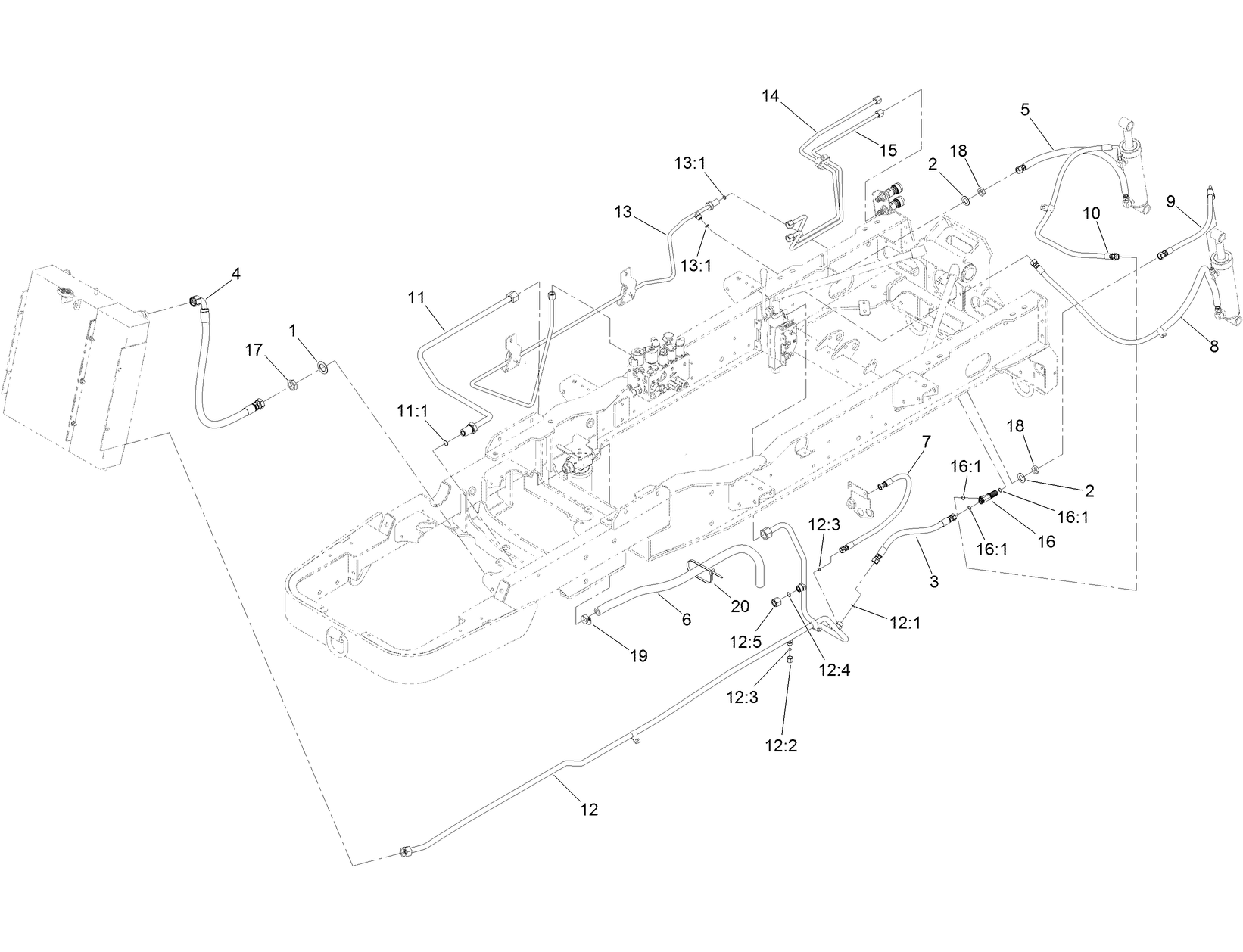 Hydraulic Hose and Tube Assembly