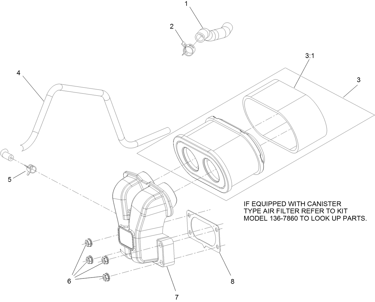 Air Intake and Filtration Assembly