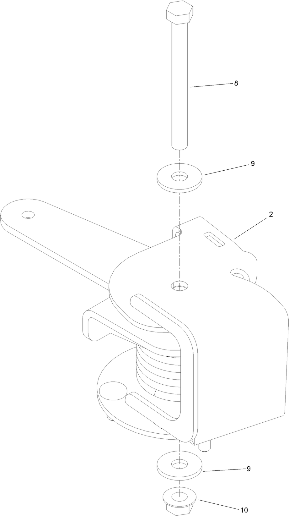 Idler Torsion Assembly No. 136-7395