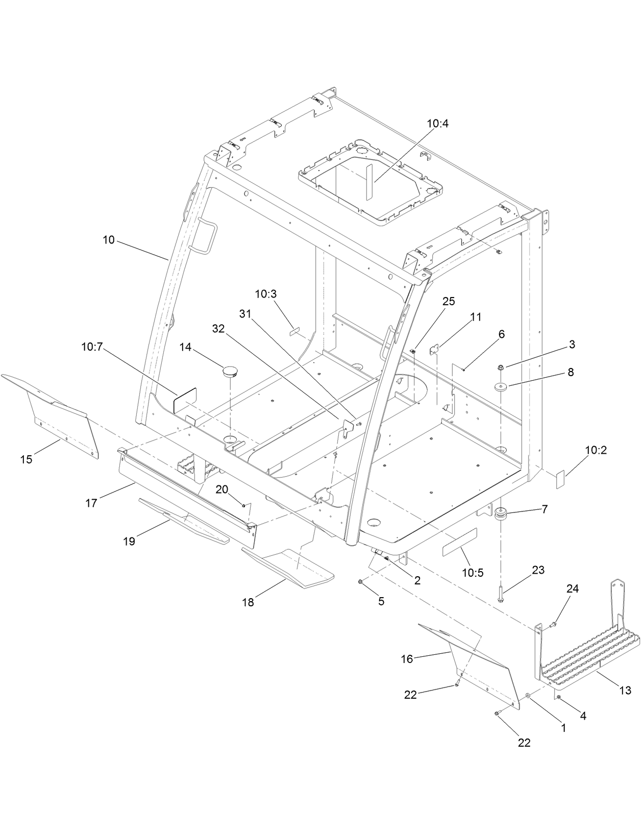 Operator Platform Assembly