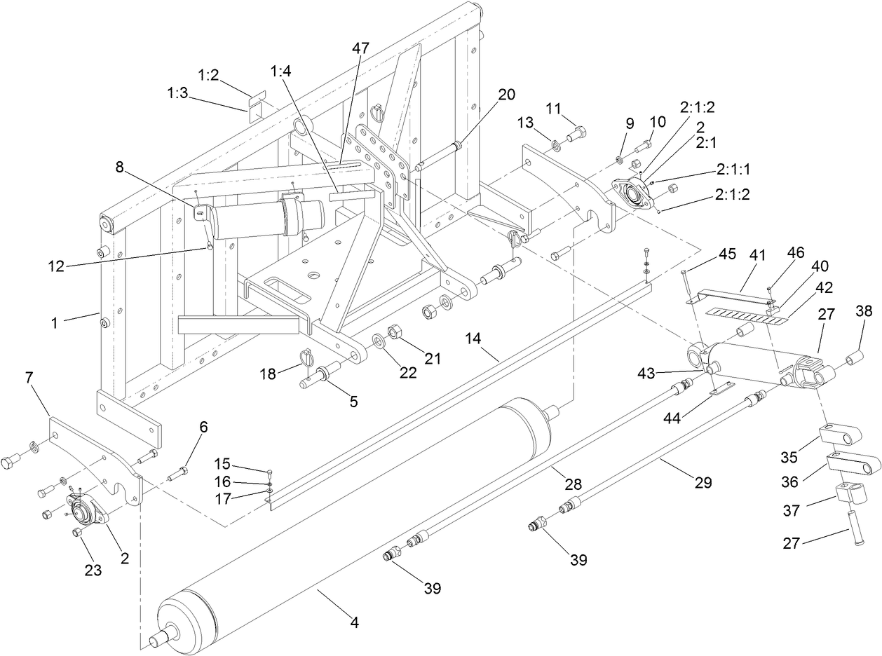 Frame and Roller Assembly