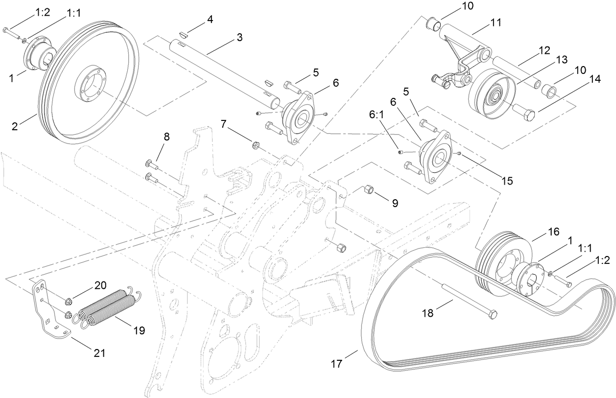 Secondary Belt Drive Assembly