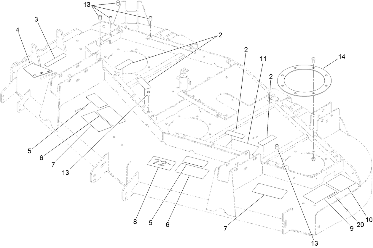 Deck Assembly No. 121-6425