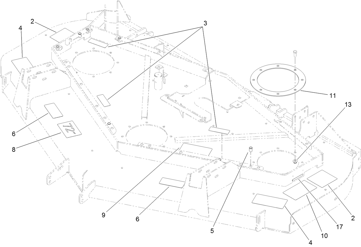 Deck Assembly No. 121-6423