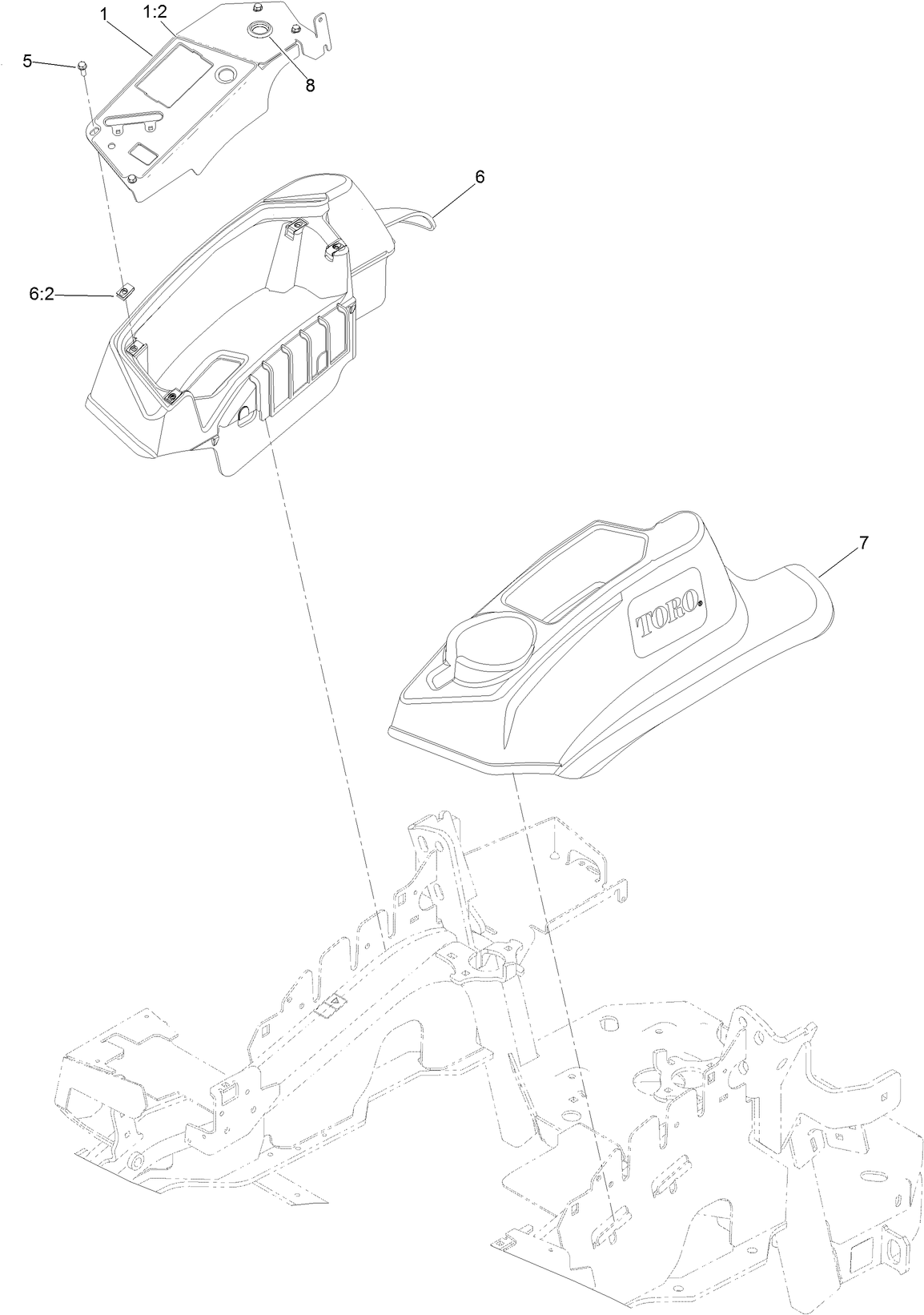 Console and Control Panel Assembly