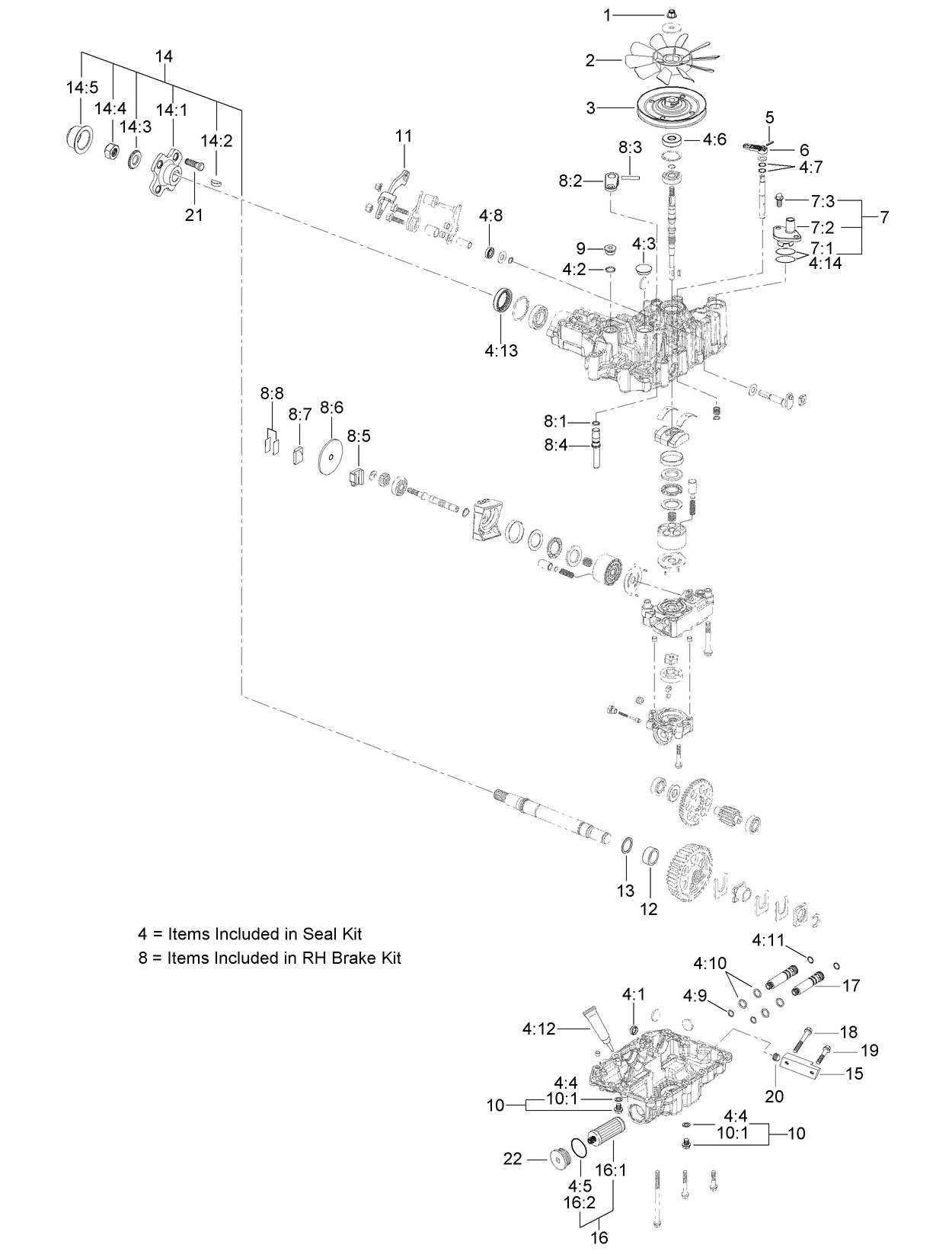 LH Transaxle Assembly No. 136-4103