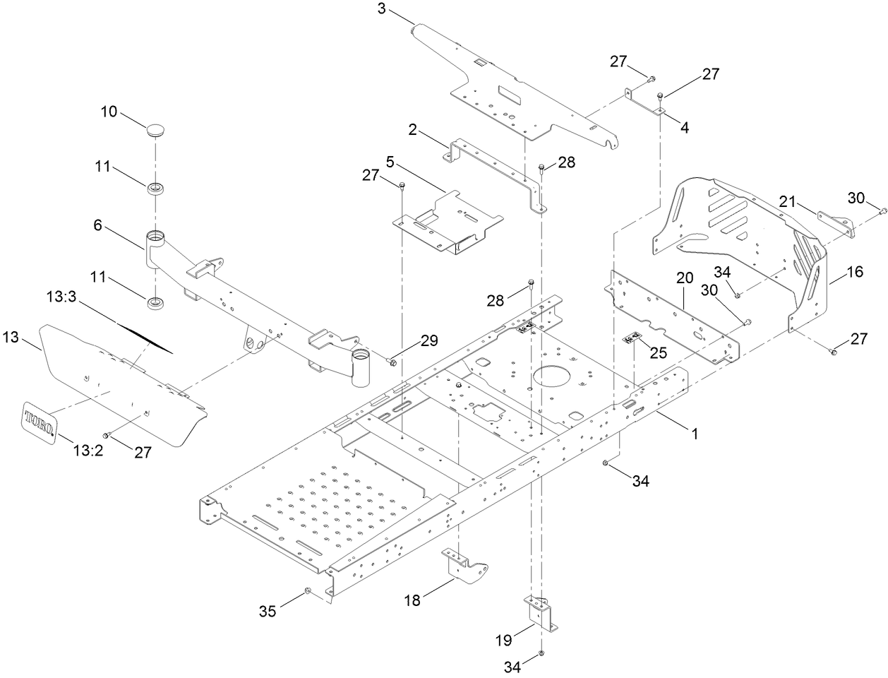 Frame and Front Axle Assembly