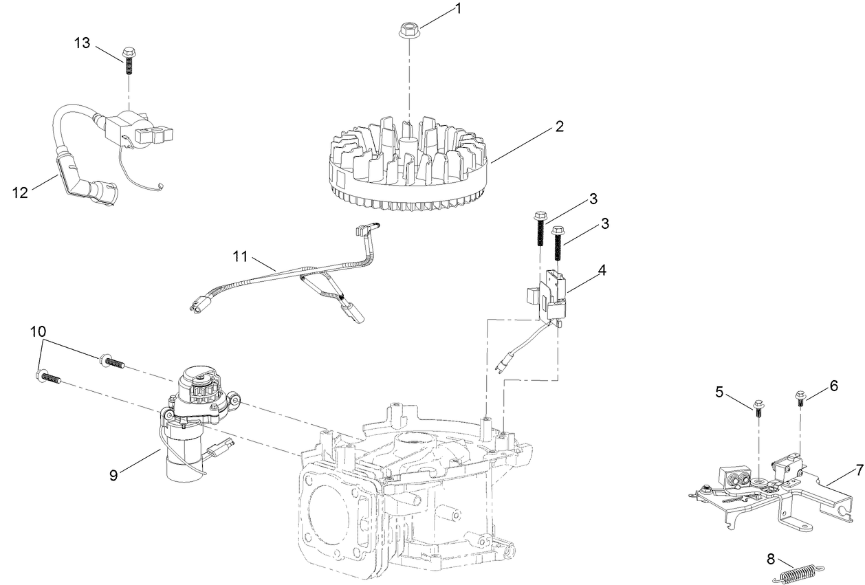 Ignition and Electrical Assembly
