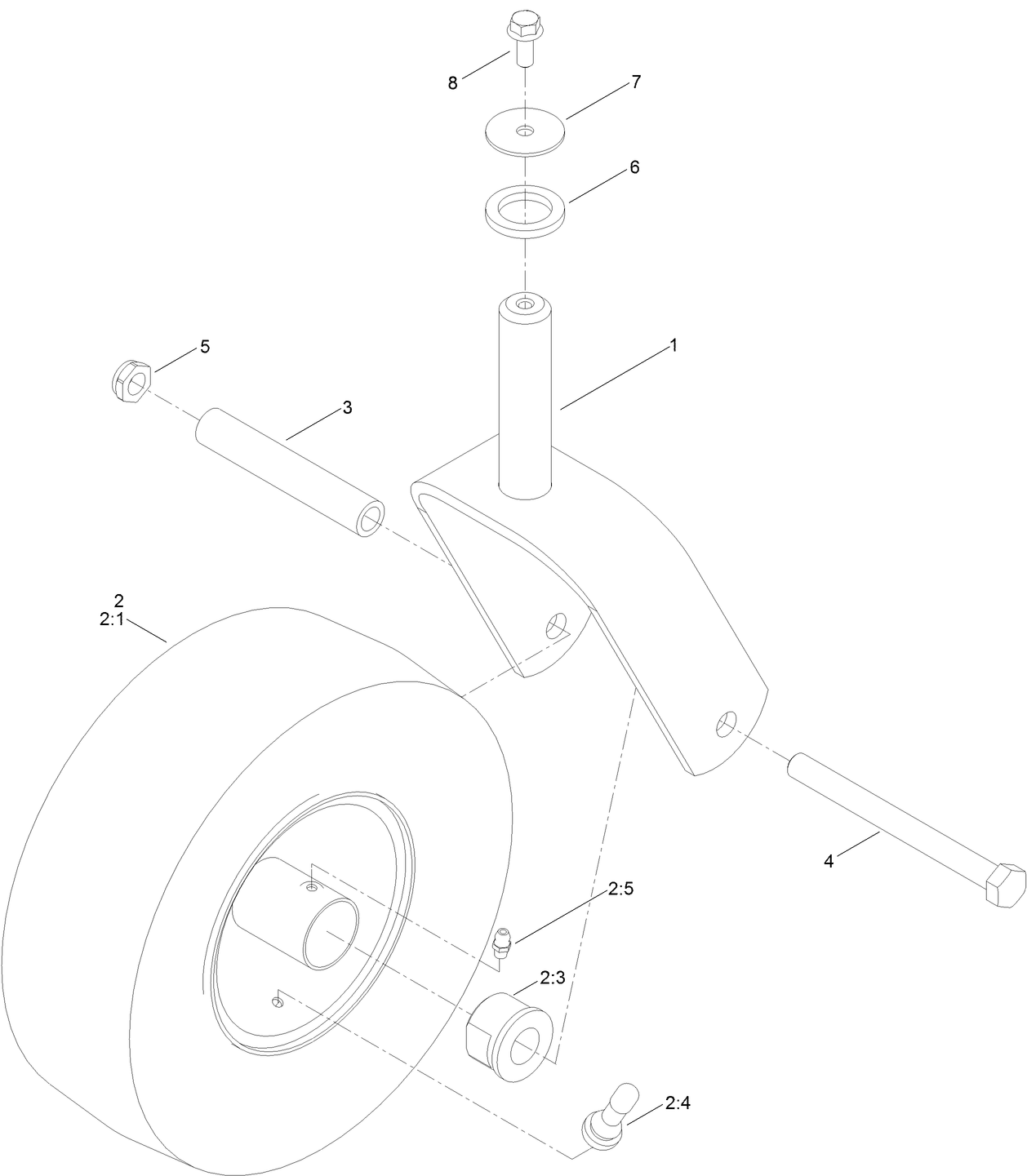 Caster Wheel Assembly