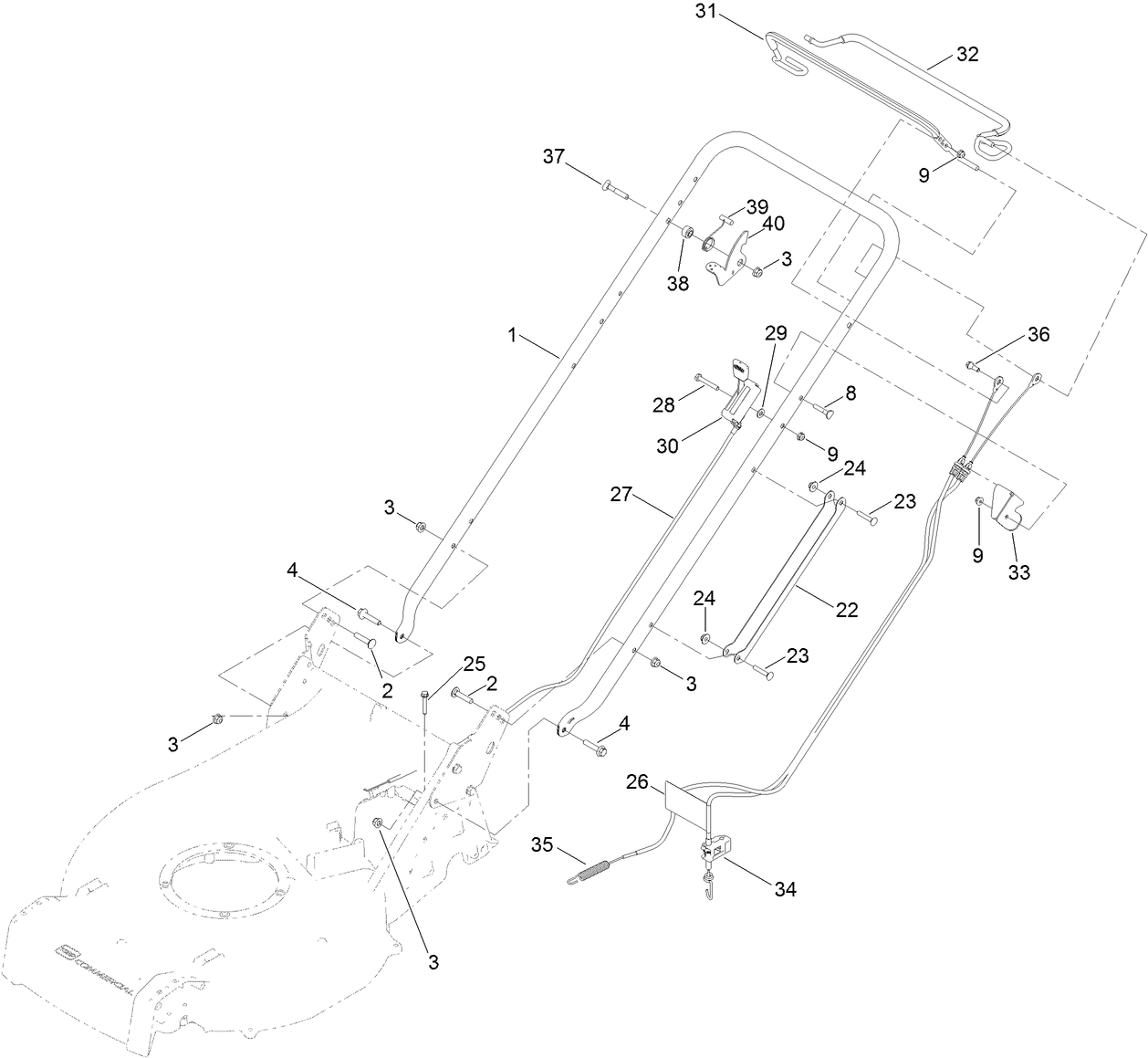 Handle and Control Assembly