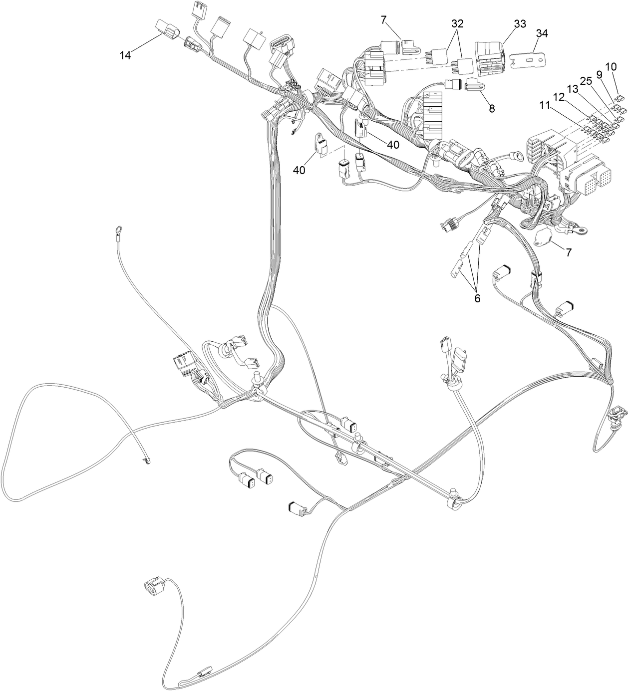 Wire Harness Assembly No. 133-6871