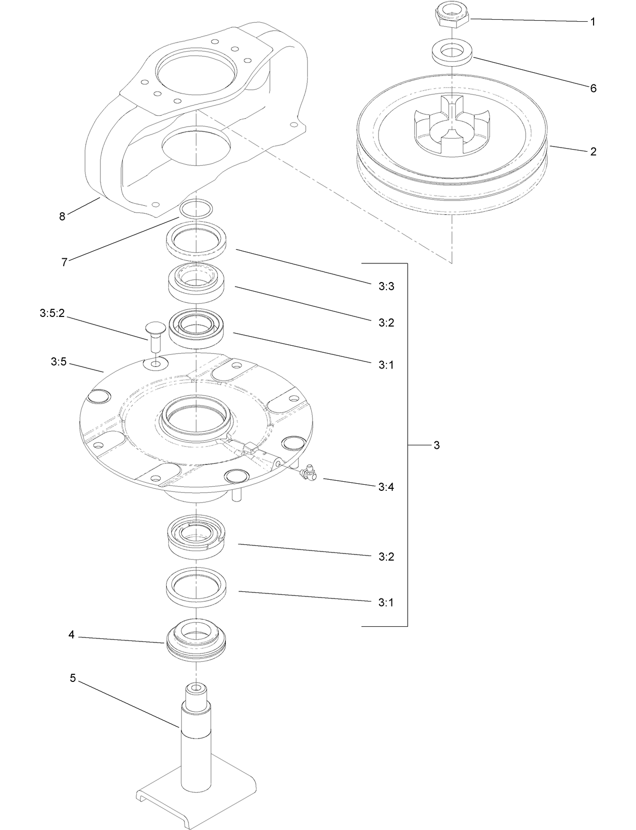 Double Driven Spindle Assembly No. 119-5298