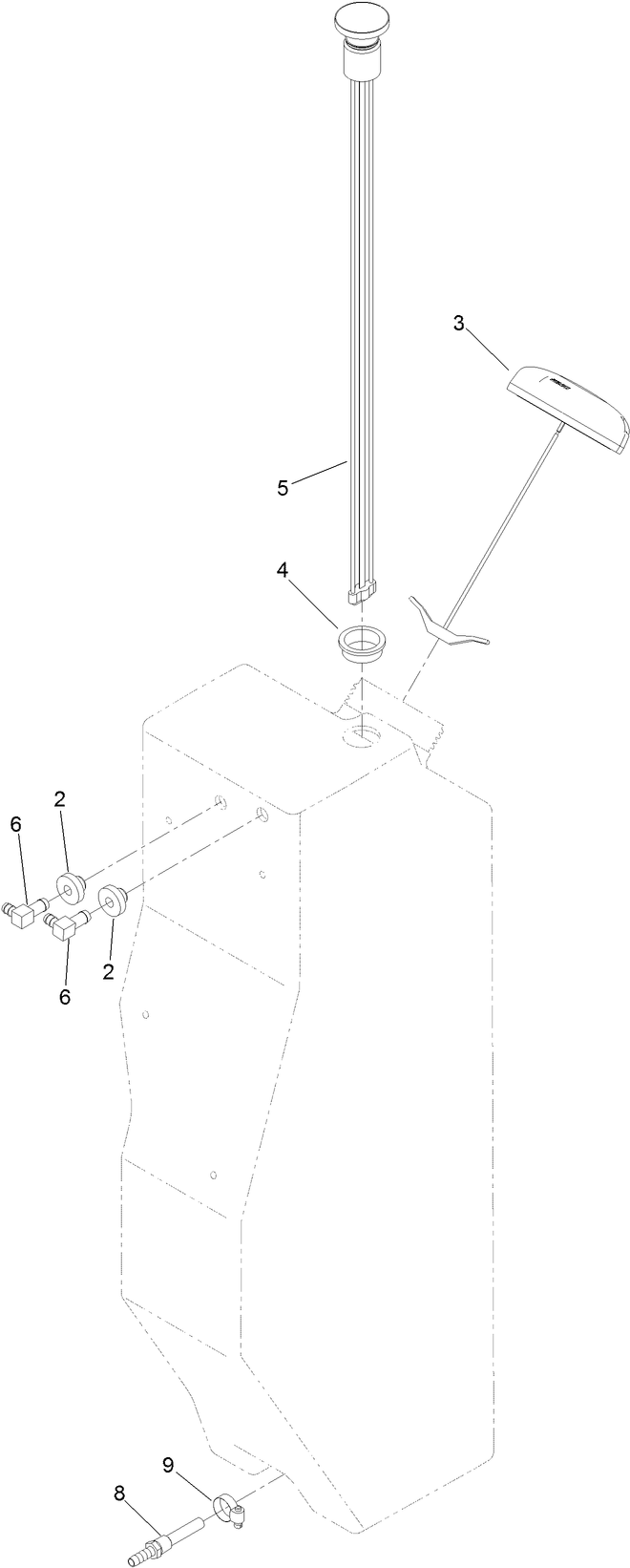 LH Fuel Tank Assembly No. 133-6991