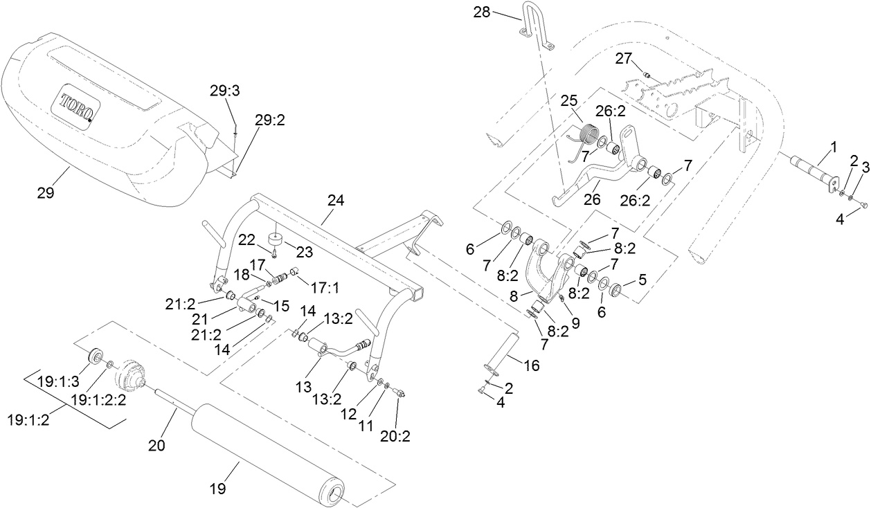 Center Pull Frame Assembly