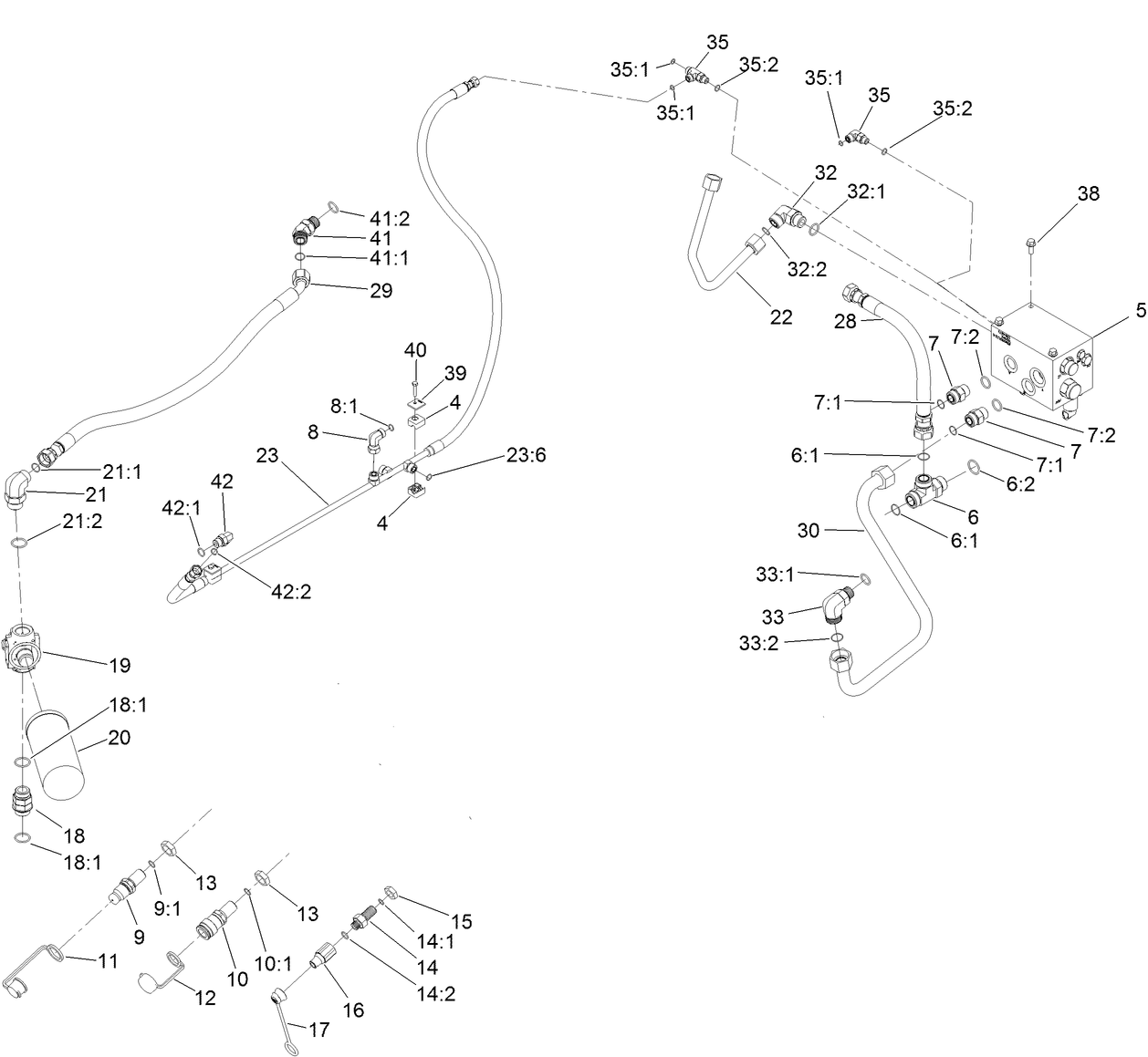 Auxiliary Hydraulic Assembly