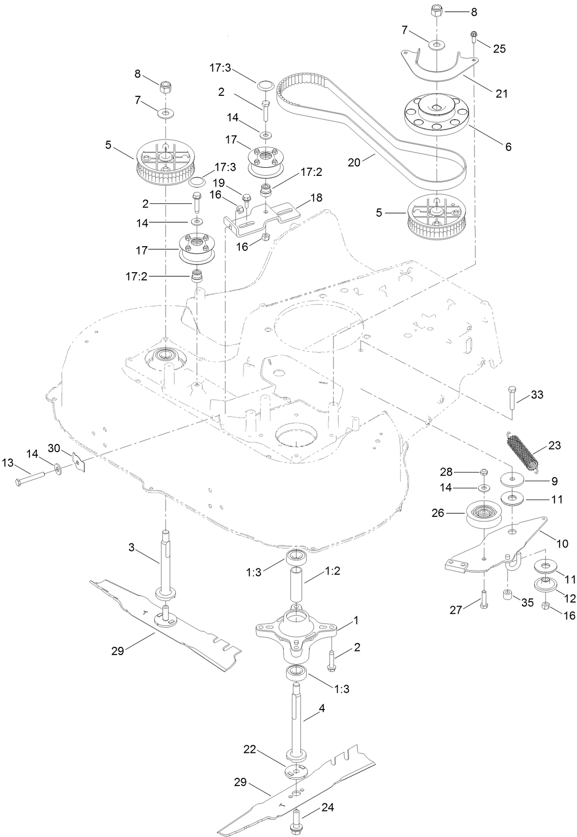 Spindle and Belt Assembly