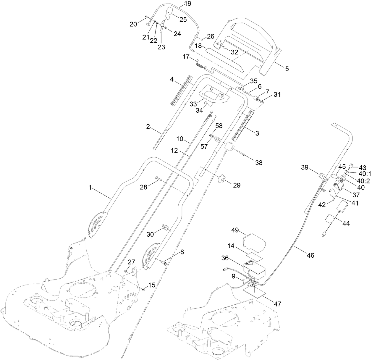 Handle and Electrical Assembly