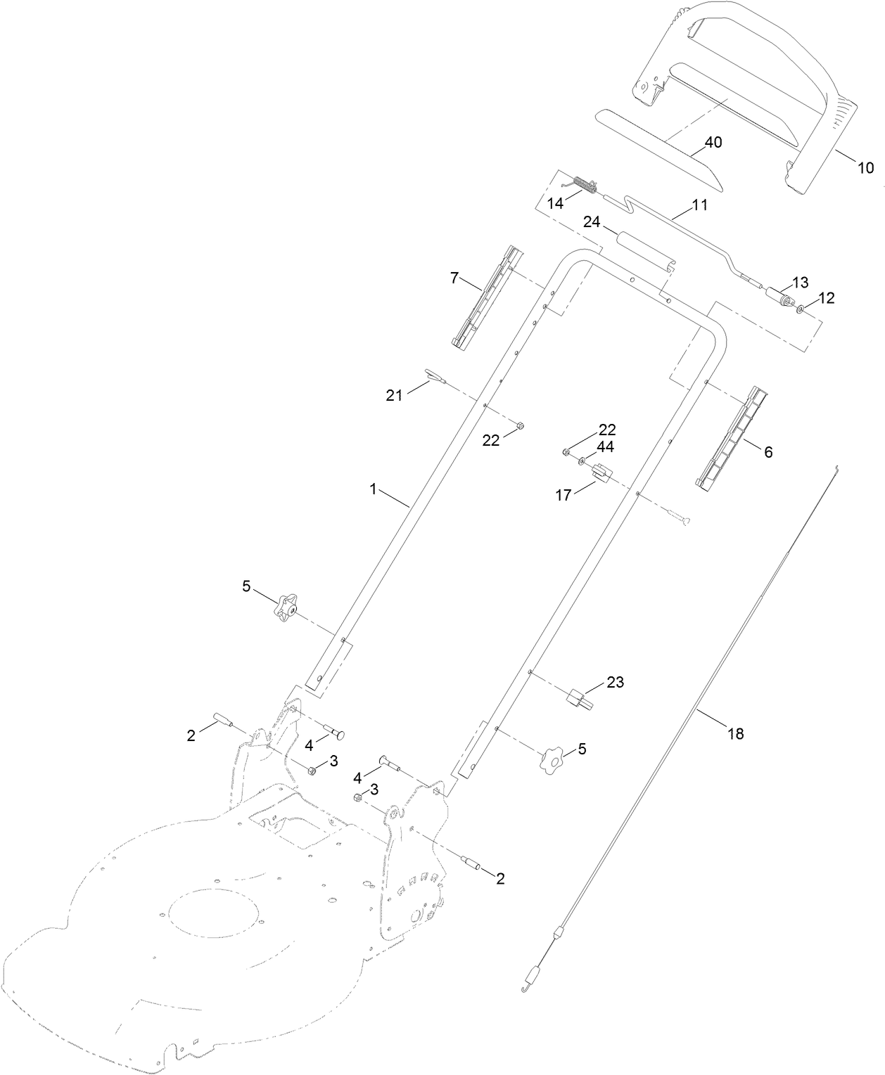 Handle and Control Assembly