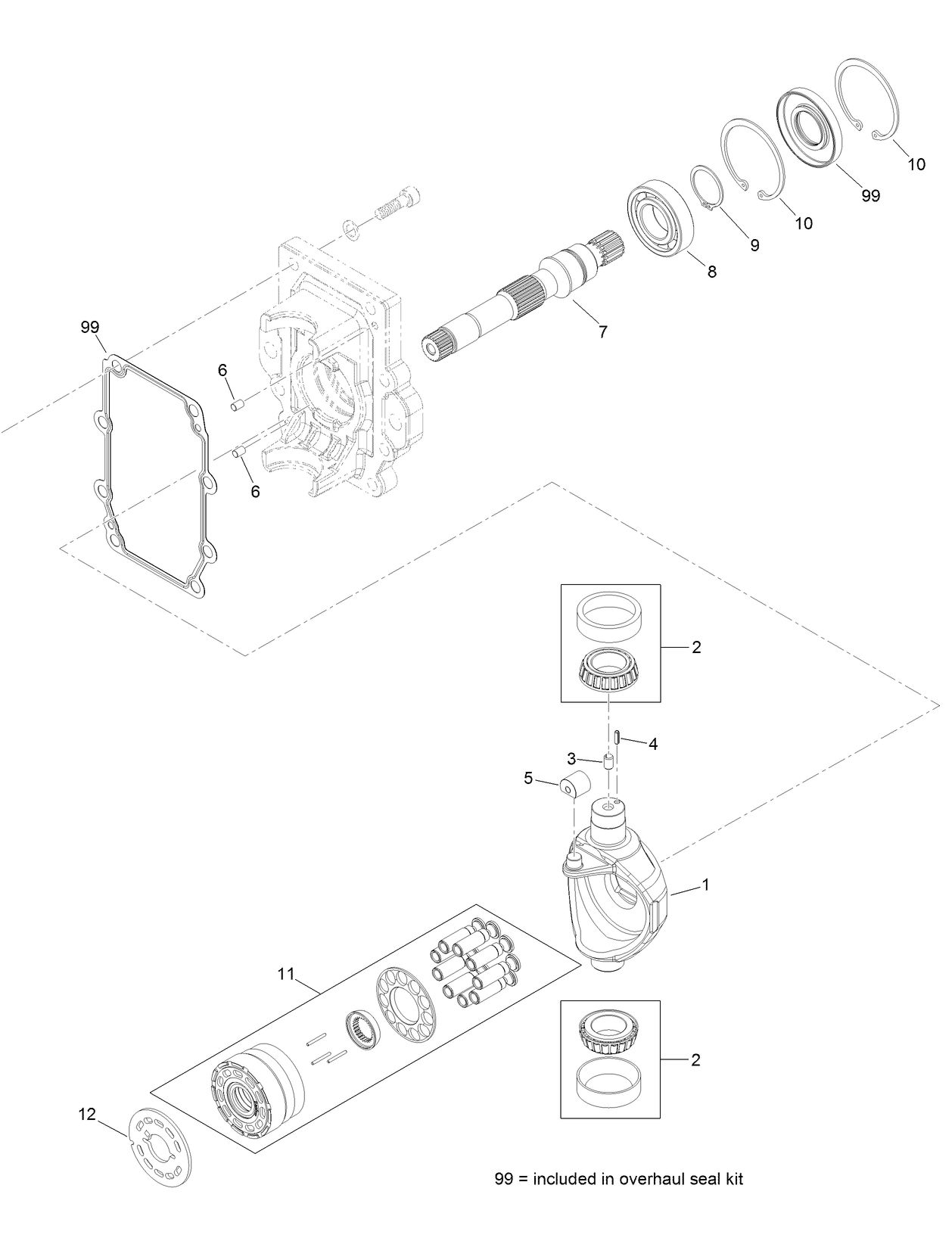 Front Hydraulic Pump Assembly No. 139-4800