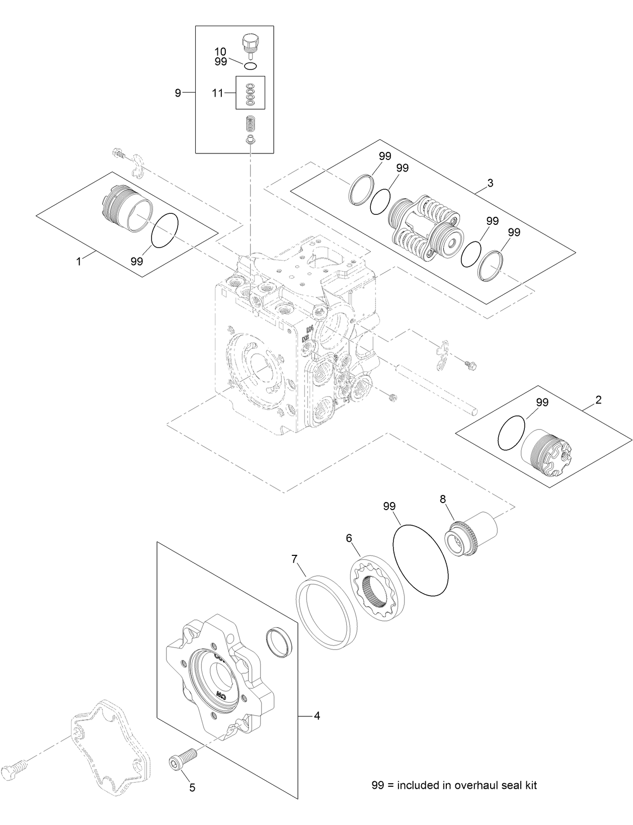 Rear Hydraulic Pump Assembly No. 139-4801