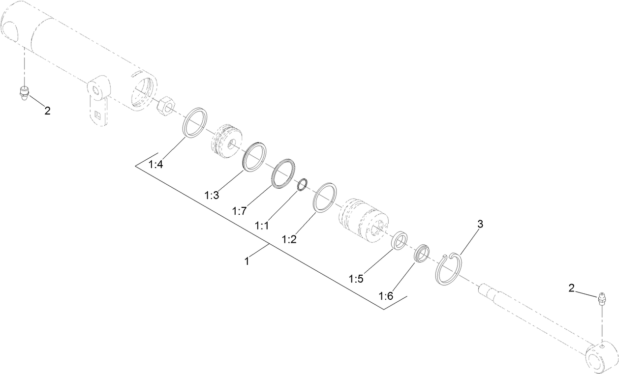 Hydraulic Cylinder Assembly No. 119-6991