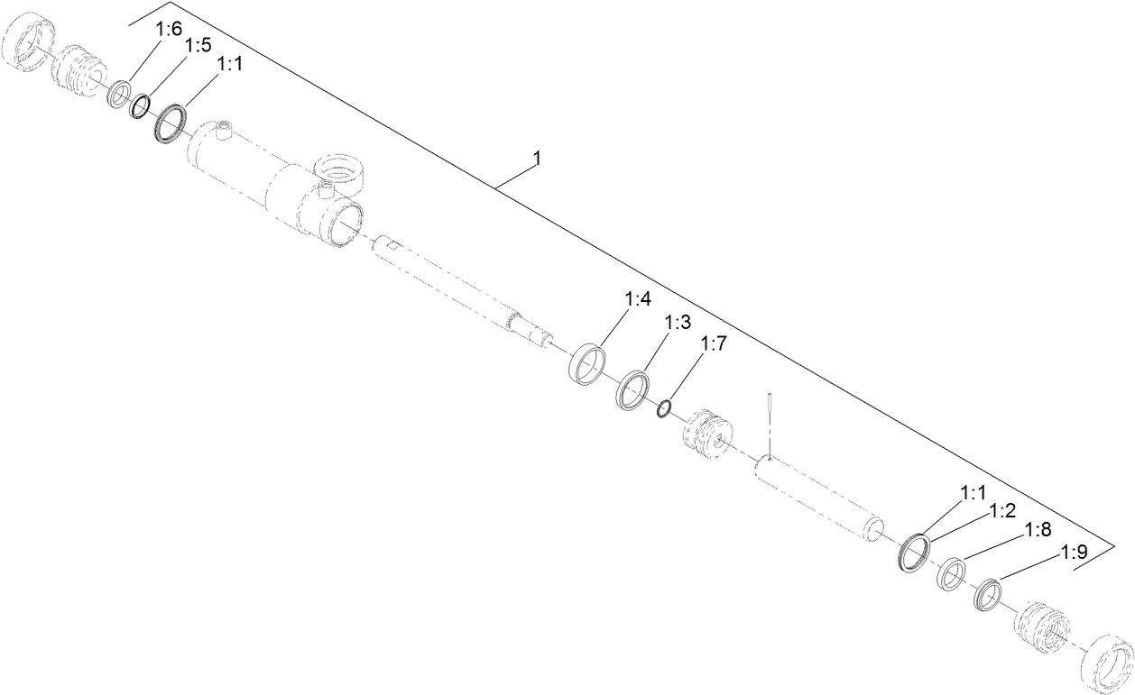 Steering Cylinder Assembly No. 138-6994