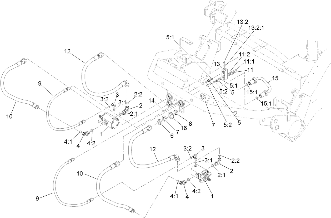 Front Reel Motors Assembly