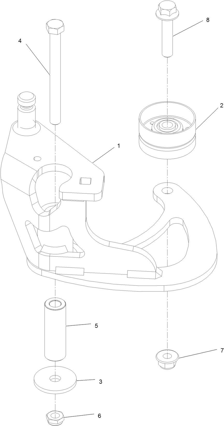Idler Arm Assembly No. 135-1270
