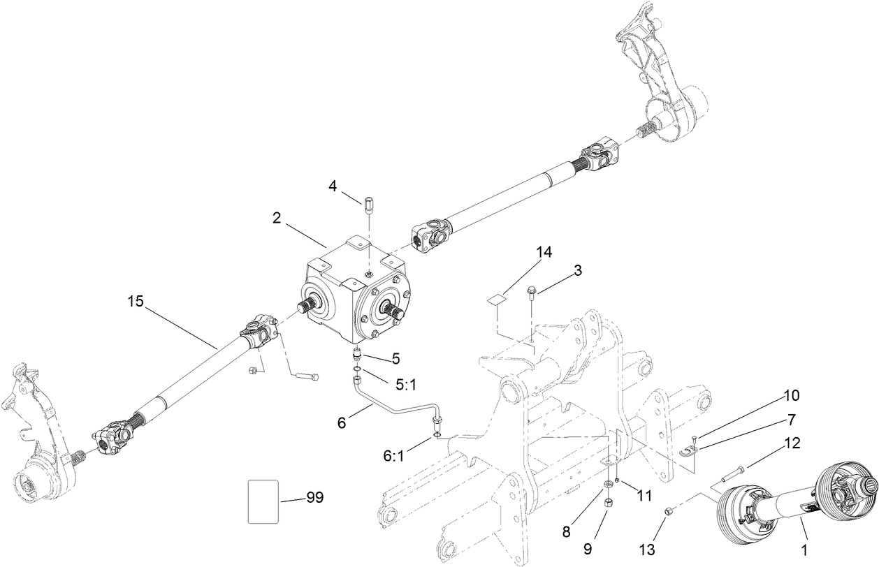 Gearbox and Driveline Assembly