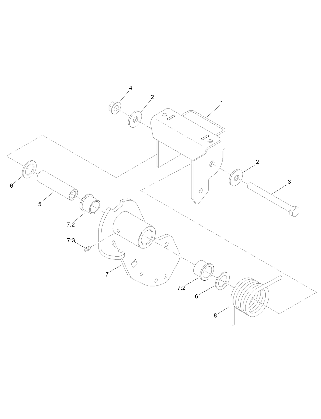 Idler Torsion Assembly No. 137-6449