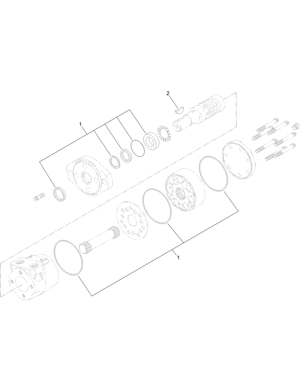 Hydraulic Motor Assembly No. 99-0156